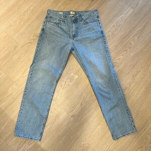 Jcrew Lightwash Classic Straight Jeans 34x32